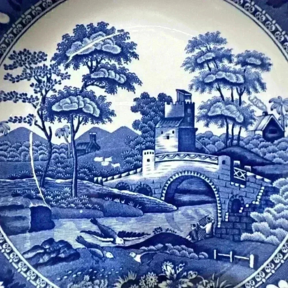 Copeland Spode Blue Tower Old Mark Fruit / Dessert Bowl(s) - Picture 7 of 10